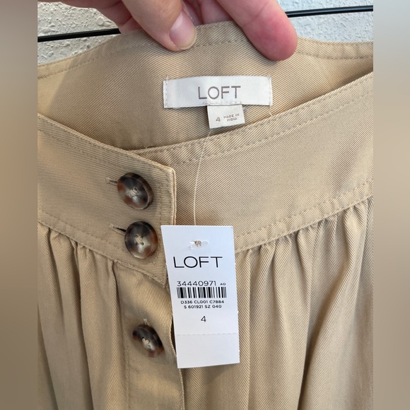 LOFT button pocket midi skirt - Picture 6 of 8